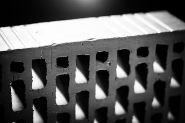 Closeup view of bricks