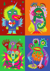 mostri divertenti cartone animato per bambini