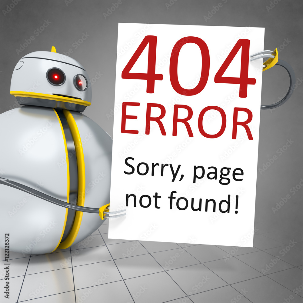 Board error. Ошибка 404 робот.
