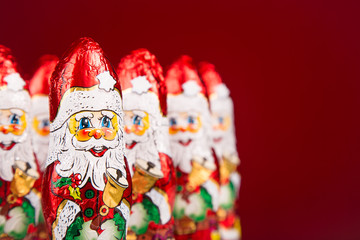 Santa Claus chocolate figure