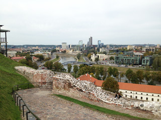 Fototapeta na wymiar view of Vilnius