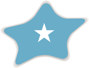 Flag of Somalia. Element for infographics.