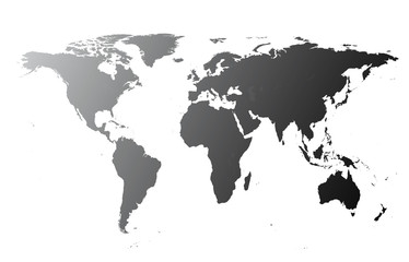 world map black shiny