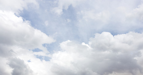 clouds in the sky as the background