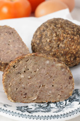 Faggots a traditional English meatball also called Savoury Duck