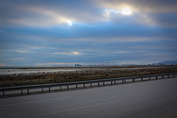 Fototapeta premium Nature landscape near Baku, Azerbaijan