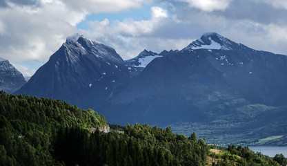 Mountains in Balsfjorden