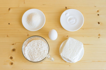 Ingredients for dough