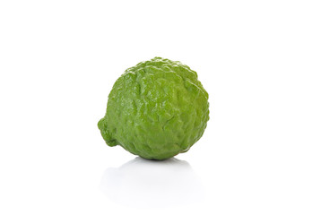 Bergamot fruit isolated on white background