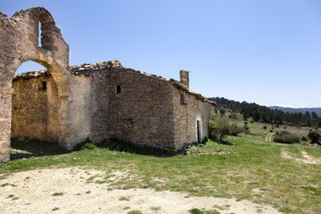 Fototapeta na wymiar Ermita d'Espinalva