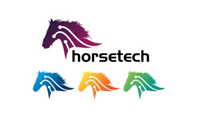 The Colorful Horse Technology Logo Designs