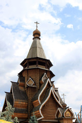 Wooden church of St. Nicholas in the Izmayilovsky Kremlin, Moscow