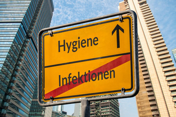 Obraz premium Schild 111 - Hygiene