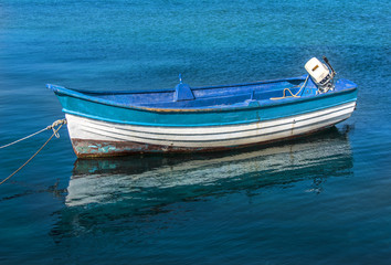 Naklejka premium fishing boats