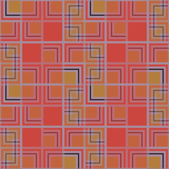 Seamless pattern of colored squares
