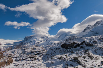 Fototapeta na wymiar Alps near Zermatt, Switzerland