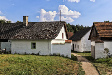 Fototapeta na wymiar Old Bohemian farm houses