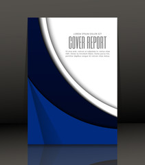 Abstract composition. Template Design for flyer. Brochure. Poster in A4 size. Vector, illustration.