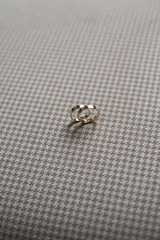wedding details of a ring