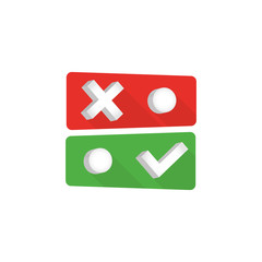 Obraz premium Toggle switch icon