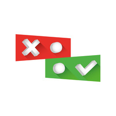 Obraz premium Toggle switch icon