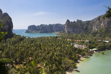 Aussichtspunkt am Railay-Beach in Krabi (Thailand)