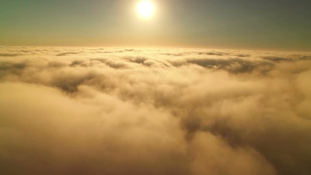 Clouds Aerial 11 Time Lapse marine layer at low altitude