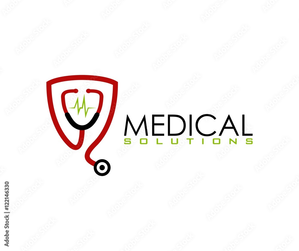 Sticker medical logo