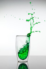 green splash