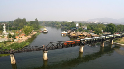Kwai Bridge in Kanchanaburi (Thailand)