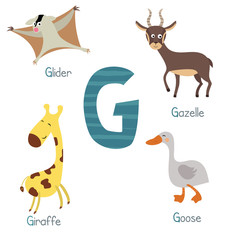 Cute zoo alphabet