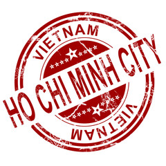 Red Ho Chi Minh City stamp