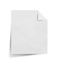 Hole ripped in paper