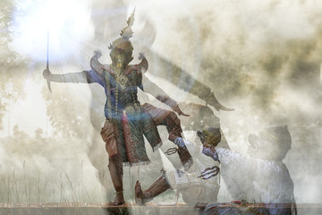 STRICTLY KHON DANCING (THOTSAKAN): PERFORMERS of one of Thailand's most highly regarded dances are...