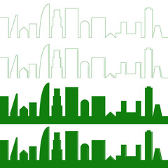 over print cityscapes