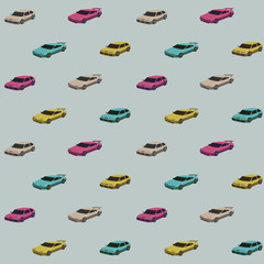 seamless pattern cars