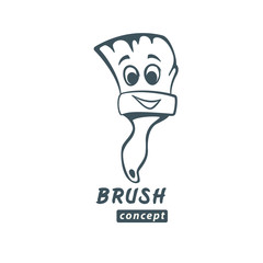 Paint can vector cartoon sketch. Paint products logo concept. Varnish bank.