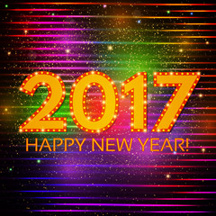 Happy New 2017 Year season background