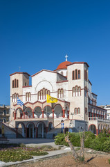 Fototapeta na wymiar Agia Fotini Church in Lerapetra
