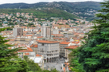 Naklejka premium Looking across the city of Trieste in Italy