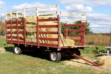 Rustic Old Hay Wagon