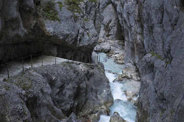 In der Höllentalklamm bei Garmisch, Bayern