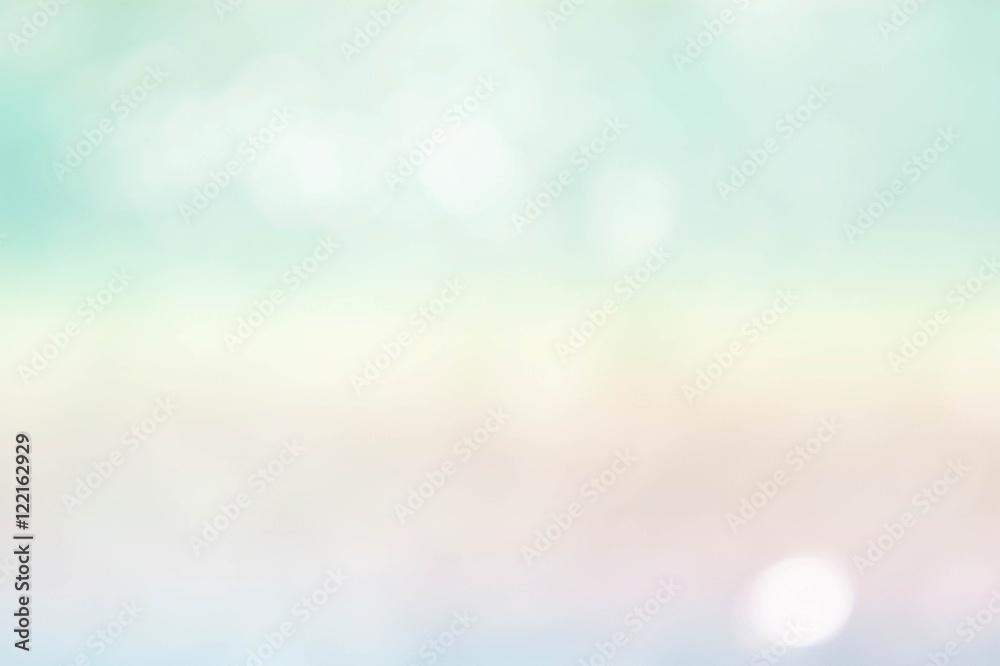 Wall mural abstract bokeh background style, nature colorful blur background