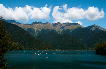 Ritsa Lake in Abkhazia