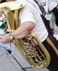 Obraz premium Performance of the brass band