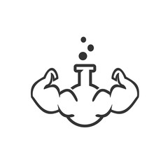 Fitness lab logo design