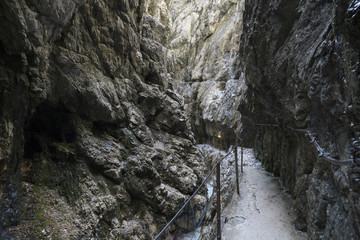 In der Höllentalklamm bei Garmisch, Bayern