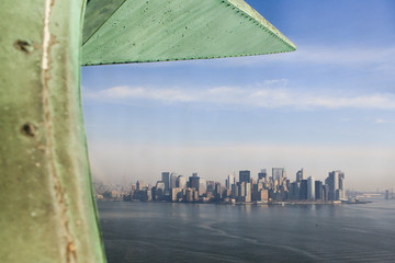 View from the Statue of Liberty crown