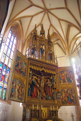 Obraz premium L'église Mariä Himmelfahrt de Hallstatt