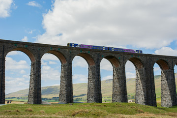 Ribblehead Viaduct in the Yorkshire Dales National Park